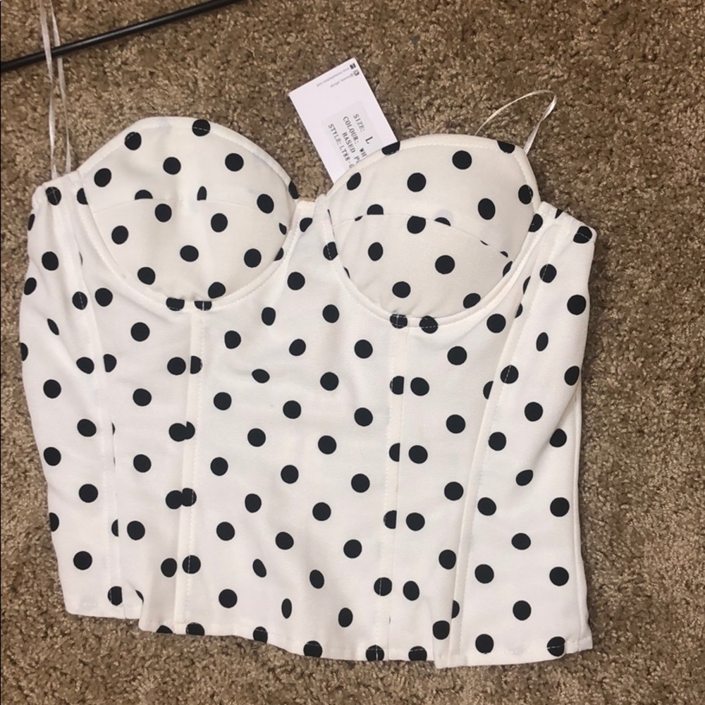 Lioness strapless top w/ wiring